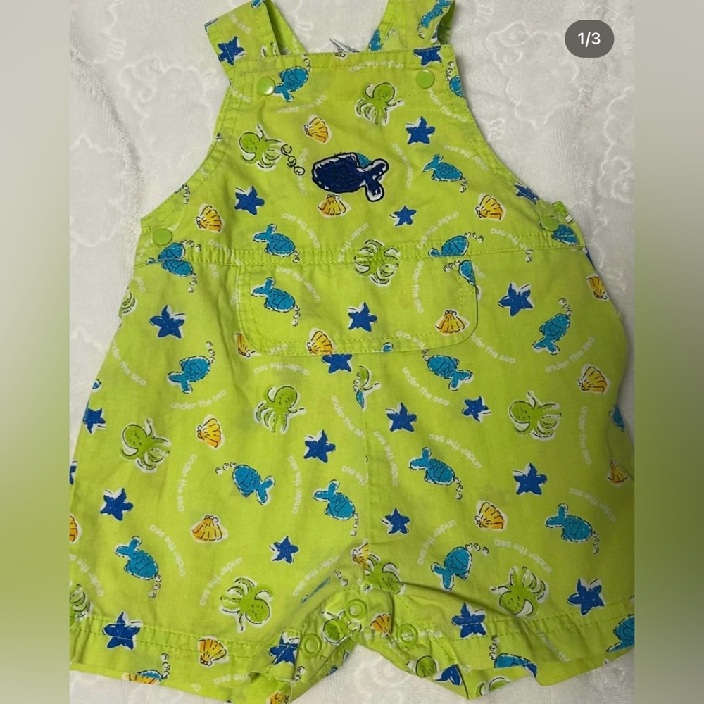 Small steps boys onesie 0-3 mos